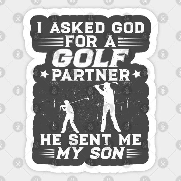 Father and Son Golf Sticker by PlimPlom